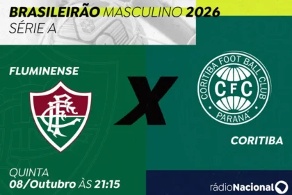 Rádio Nacional transmite Fluminense x Coritiba nesta quinta