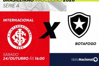 Rádio Nacional transmite neste sábado Internacional x Botafogo
