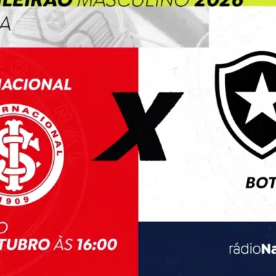 Rádio Nacional transmite neste sábado Internacional x Botafogo