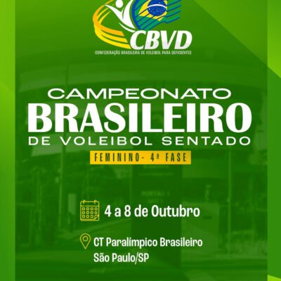 Campeonato Brasileiro de Vôlei Sentado Feminino reúne oito equipes em São Paulo