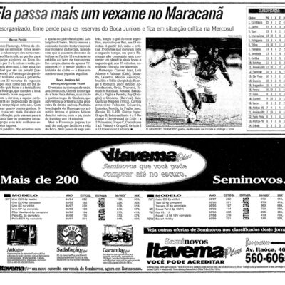 Boca amarga retrospecto ruim no Maracanã; só venceu oficialmente em 1998