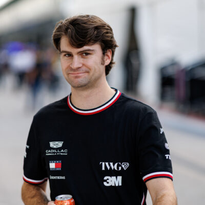 Colton Herta pilota Cadillac em treino livre antes do GP do México