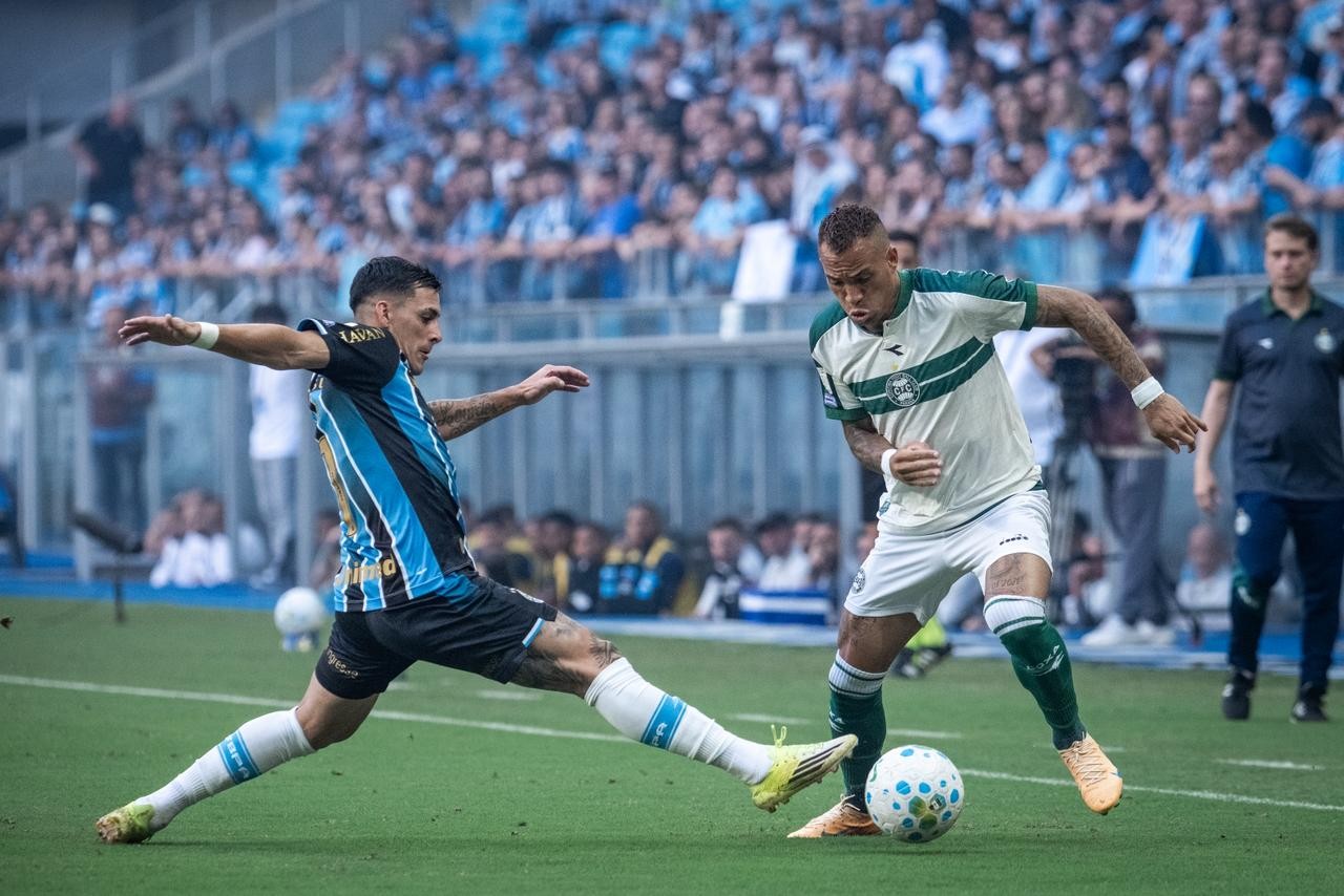 Coritiba recebe Grêmio em busca de reação na luta contra o rebaixamento