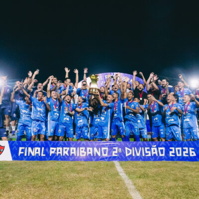 Cruzeiro-PB garante título da 2ª Divisão do Paraibano com invencibilidade e 9×0