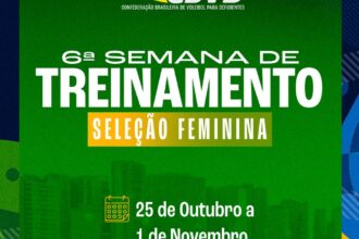 Seleção Brasileira Feminina de Vôlei Sentado intensifica preparação em Fortaleza