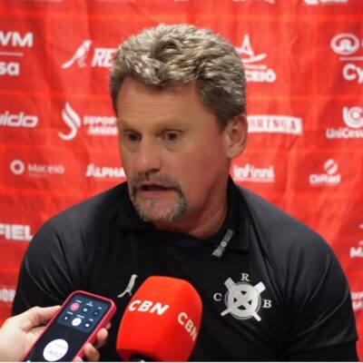 Fábio Matias celebra empate do CRB com o Fortaleza e mantém esperança no G-6