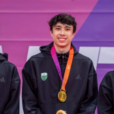 Guilherme Teodoro lidera Brasil ao ouro por equipes no tênis de mesa