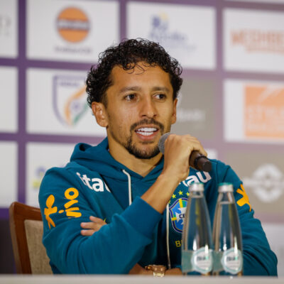 Marquinhos desafia pressão e cobra foco para amistoso com Índia