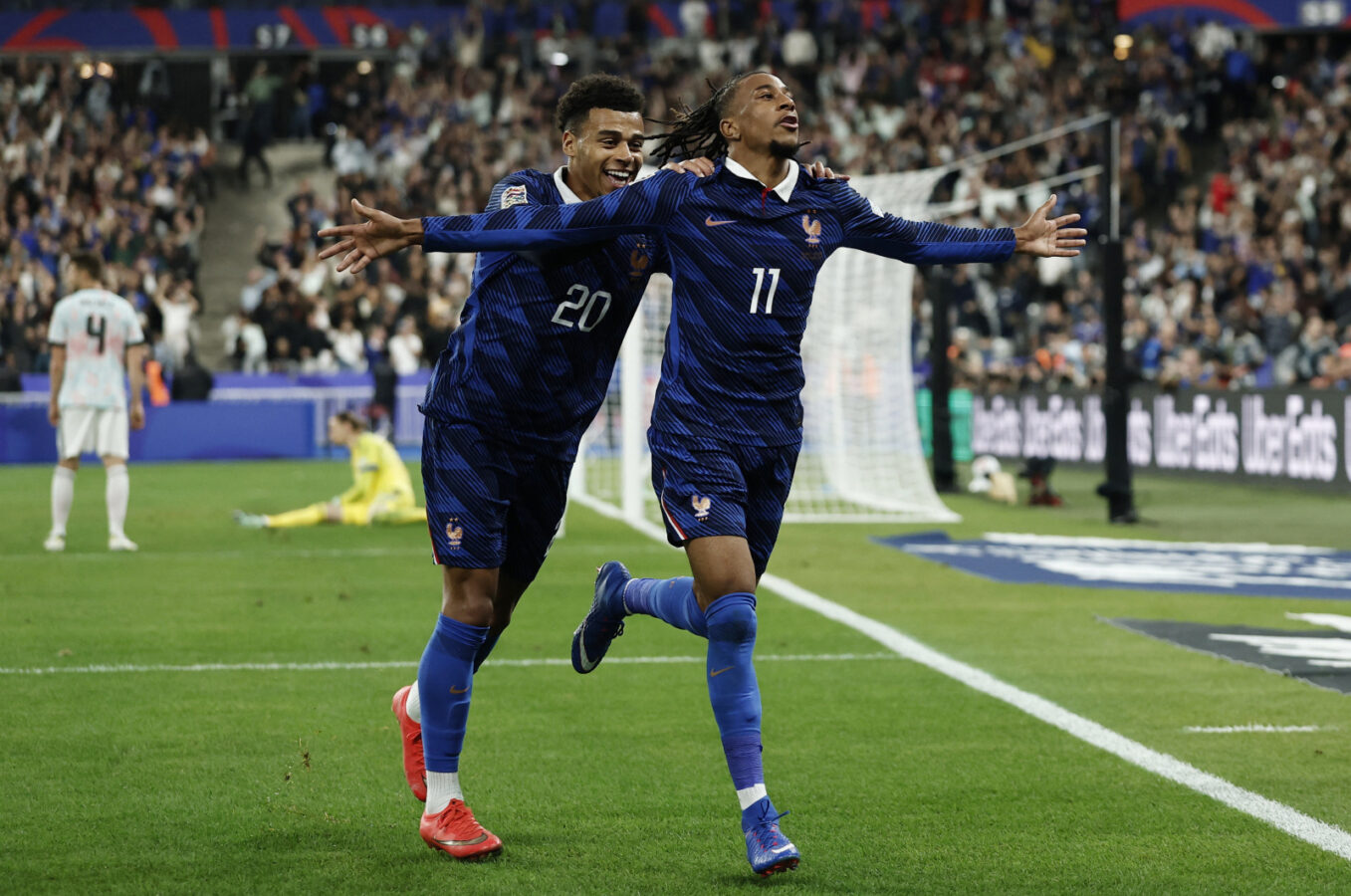 Olise brilha e França vira sobre Bélgica; Zidane elogia reação
