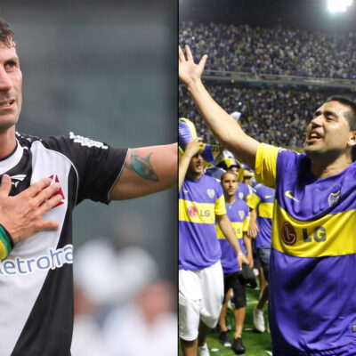 Presidências de Pedrinho e Riquelme duelam em Vasco x Boca