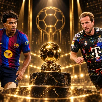 Votação define: Kane x Yamal pela Bola de Ouro 2026